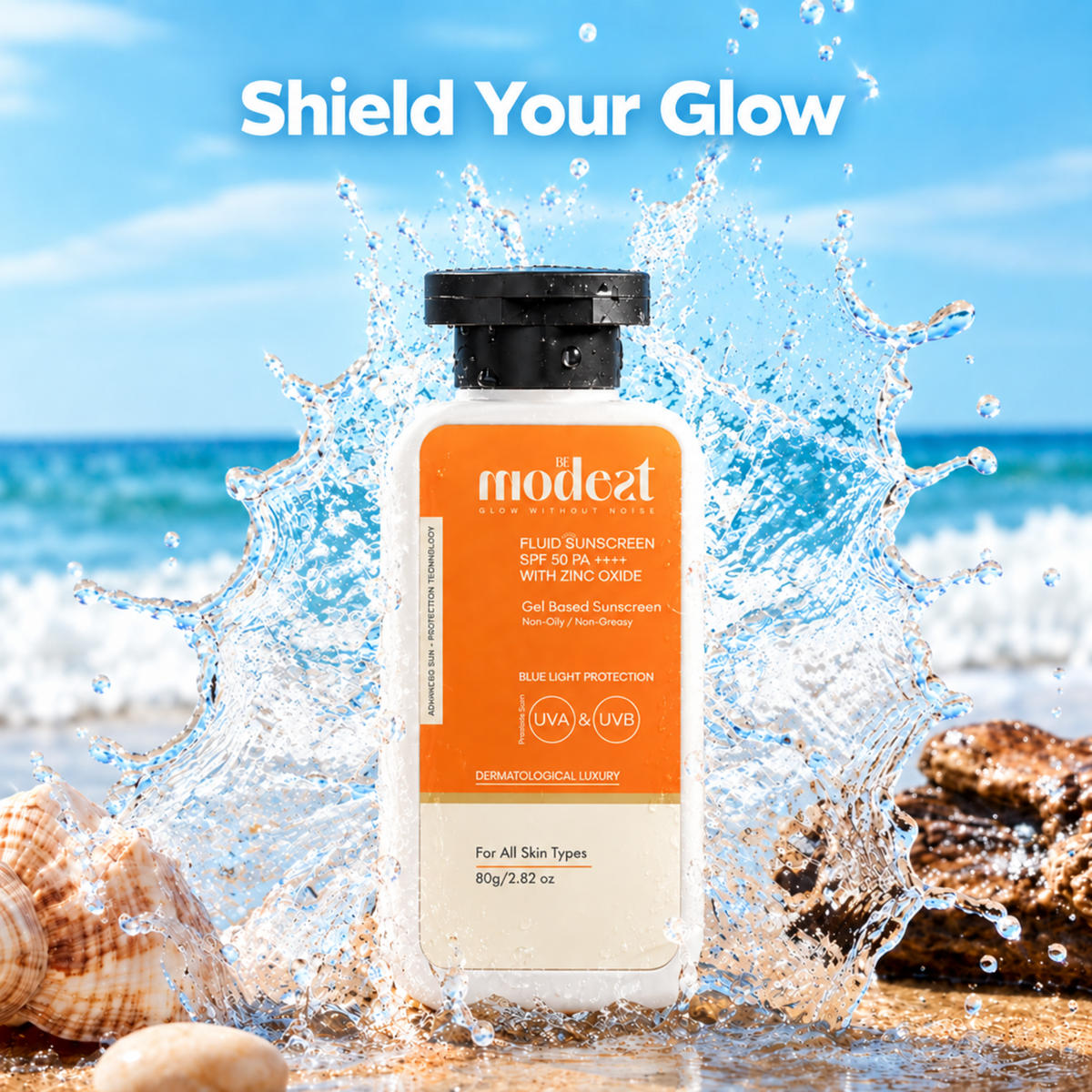 BeModest Sunscreen SPF 50 PA++ 80gm