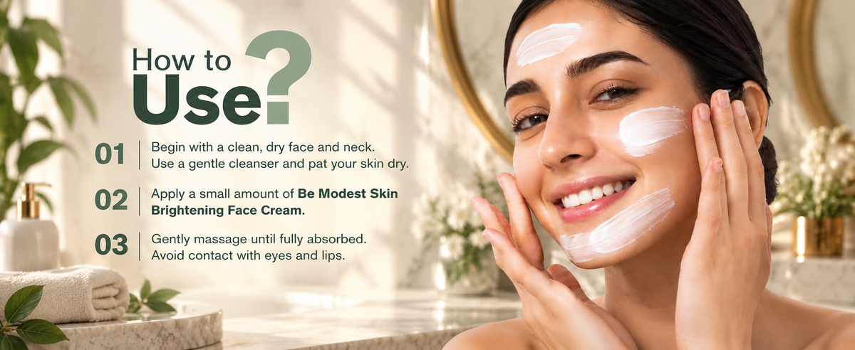 Bemodest Vitamin C + B3 Skin Brightening Cream 50gm