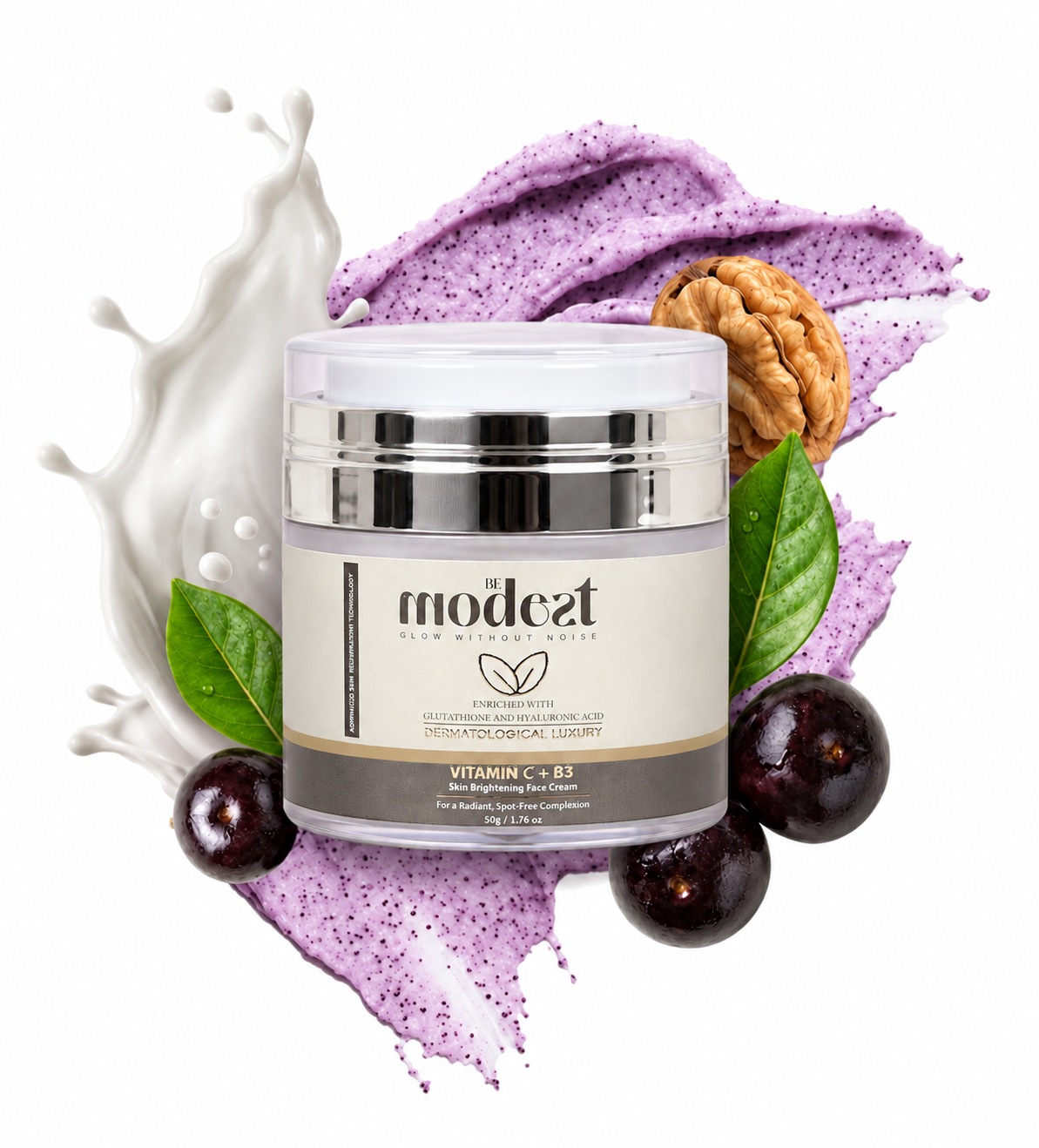 Bemodest Vitamin C + B3 Skin Brightening Cream 50gm