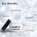 BeModest De-Tan Cream 50gm